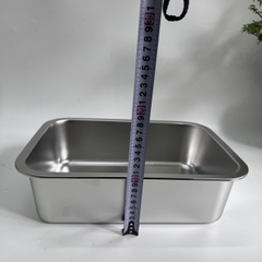 Khay để đồ Inox 35x25 Cm