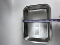 Khay để đồ Inox Lỗ 35x25 Cm