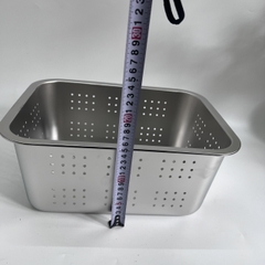 Khay để đồ Inox Lỗ 35x25 Cm