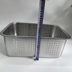 Khay để đồ Inox Lỗ 40x30 Cm