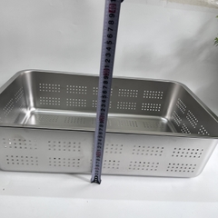 Khay để đồ Inox Lỗ 50x35 Cm