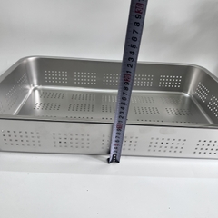 Khay để đồ Inox Lỗ 50x35 Cm