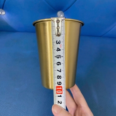 Cốc uống nước Inox màu đồng