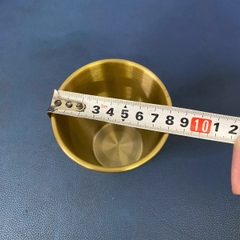 Cốc uống nước Inox màu đồng