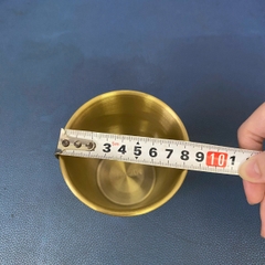 Cốc uống nước Inox màu đồng