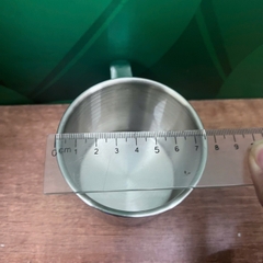 Cốc inox uống nước 7,5cm