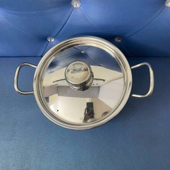 Bộ ba nồi inox ba đáy Fivestar (size 16, 20, 24)