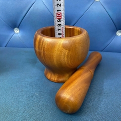 chày cối gỗ