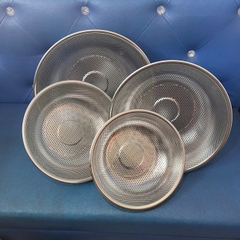 Rổ inox tròn nhiều kích thước