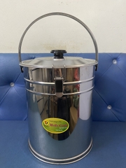 Xô có nắp khoá inox 304