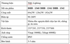 Đèn Cảnh Quan Sân Vườn Cao Cấp TQL- DHB1340/ DHB1341/ DHB1342 công suất 64x2W/ 128x2W/ 192x2W