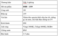 Đèn Cảnh Quan Sân Vườn Cao Cấp TQL- DHB 1359 công suất 3W
