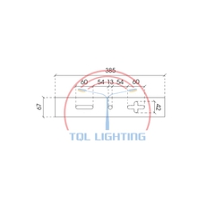 Đèn LED pha tròn công suất 250W mã TQL-DPT5-250