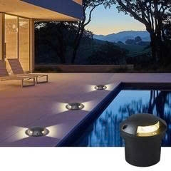 Đèn Âm Đất Dẫn Lối Đen TQL- AD-04-N