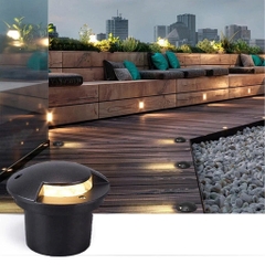 Đèn Âm Đất Dẫn Lối Đen TQL- AD-04-N