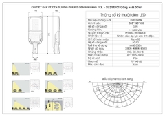 Đèn đường Led TQL - SLSMD01 công suất 50W