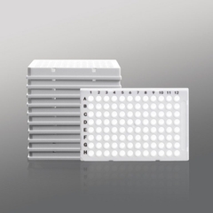 Đĩa PCR 96-well 0.1ml, 10 cái/túi, PCR Plate Full-Skirted, DNase/RNase-free, Labselect