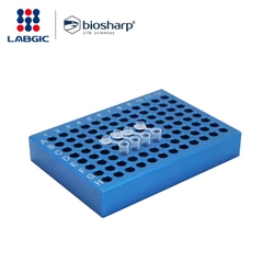 Giá giữ lạnh ống PCR 0.2ml 96 vị trí, đáy V, giữ lạnh 4℃ 1-2h, mã BC029, hãng Biosharp