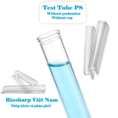 5ml-14ml- Ống nghiệm nhựa PS/ PP, đáy tròn, Không chia vạch, 25 cái/túi-Sterile, Biosharp