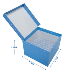 Hộp đựng ống Vial 0.5ml/1.5ml/2.0ml/5.0ml và lọ trữ lạnh, bằng bìa cứng, hãng Biologix-USA