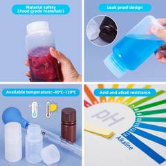 Chai nhựa HDPE mầu trắng, miệng rộng 500ml-1000ml (HDPE Bottles-Natural) Biologix- USA