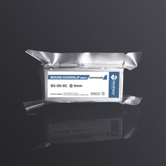 100 chiếc/hộp-Lam kính tròn, cho đĩa nuôi cấy tế bào 6- 48 giếng, Biosharp