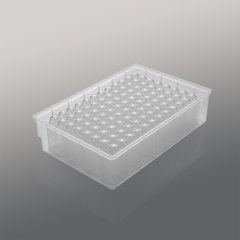 Đĩa 96 giếng đáy chữ V/U trong suốt, 5 cái/ túi (deep well plate), hãng LABSELECT