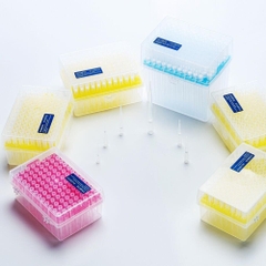 Đầu côn có lọc 10μl-1250μl, 96 típ/gói-sterile. Extra-long, low-retention, hãng Biologix-USA