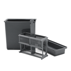 Bộ nhuộm lam đứng 24 vị trí, gồm bể nhuộm-giá đỡ-nắp, BS-24-PB/BS-24-PB-IN, hãng Biosharp