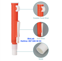 Bơm Trợ pipet 2ml, 10ml, 25ml-Pipette pump, hãng Fcombio-USA