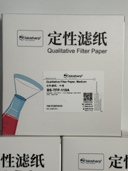 Giấy lọc định tính, chảy trung, 100 tờ/hộp, hãng Biosharp