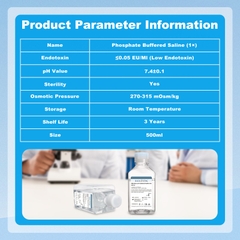 Đệm PBS buffer (1X), pH7.4, Sterile, Low Endotoxin, 100ml/500mL/1L/ Bottle, hãng Biologix