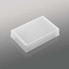 Đĩa 96 giếng đáy chữ V/U trong suốt, 5 cái/ túi (deep well plate), hãng LABSELECT