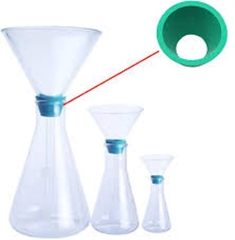 Giá đỡ phễu bằng cao su, màu xanh (Rubber funnel holder) mã BS-RFH-09G, 9 cái/bộ, Hãng Biosharp tekcovina