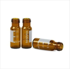Lọ Vial 2mL trắng/nâu dùng cho sắc ký, nắp vặn-chia vạch (Glass Vials), hãng Biosharp tekcovina