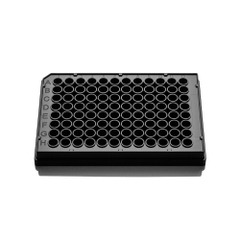 Đĩa/ Phiến nuôi cấy tế bào mầu đen nắp trong suốt 96 Well, đáy phẳng, Sterile, Labselect