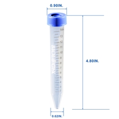 Ống ly tâm 15ml/50ml, không tiệt trùng, thùng 500 chiếc, hãng Biologix