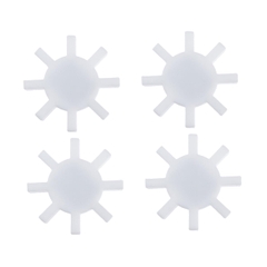 Thanh khuấy từ PTFE loại E, hình chữ thập (Magnetic Stir Bar Type D, Gear Shape)
