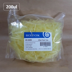 Đầu côn vàng 200ul, 1000 cái/ túi, Mã 20-0200, Pipet Tips, Biologix-USA
