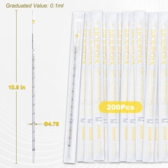 Pipette nhựa PS tiệt trùng 1 cái/ túi, dung tích 1ml- 50ml (Serological Pipettes), Biologix-USA