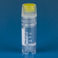 Ống Cryovials nắp vặn, -186 độ C, tiệt trùng, gói 100 cái, hãng FcomBio
