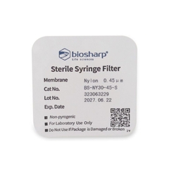 NY-Màng lọc tiệt trùng 13-33mm, lỗ 0.22µm/ 0.45µm (Syringe Filter), Biosharp