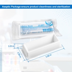 Máng đựng môi trường (Solution Basins). Dung tích: 25ml, 55ml, 100ml. Hãng Biologix- USA