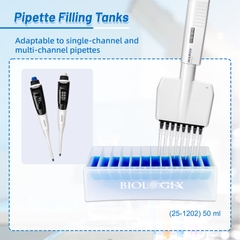 Máng đựng môi trường (Solution Basins). Dung tích: 25ml, 55ml, 100ml. Hãng Biologix- USA