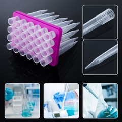 Đầu côn/ đầu típ 5.0ml, fit Rainin UNV, Gilson, Watson, 24 típ/hộp-100 típ/gói, Fcombio-USA
