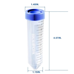 Bán lẻ Ống ly tâm nhựa (Falcon) 15ml/50ml nắp phẳng/nắp rãnh, đáy nhọn, không tiệt trùng