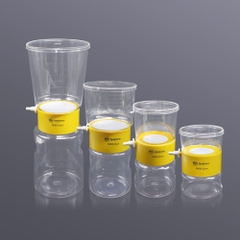 Bộ lọc hút chân không bằng nhựa 150ml-1 lít, tiệt trùng, 0.22µm PES membrane, Biosharp