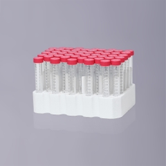 Ống ly tâm 15ml (Centrifuge tube), tiệt trùng, 50 chiếc/giá đỡ xốp, hãng Labselect
