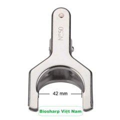 (Inox) Kẹp cổ bình cầu- khớp nối (Stainless steel Joint Clamp), #12-50, hãng Biosharp