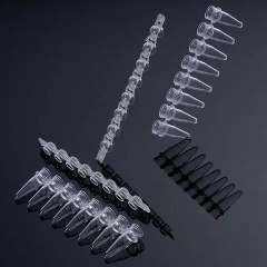 0.1ml PCR 8- Strip nắp phẳng, ống trong-ống đục, 125 Strip/hộp, hãng Fcombio-USA